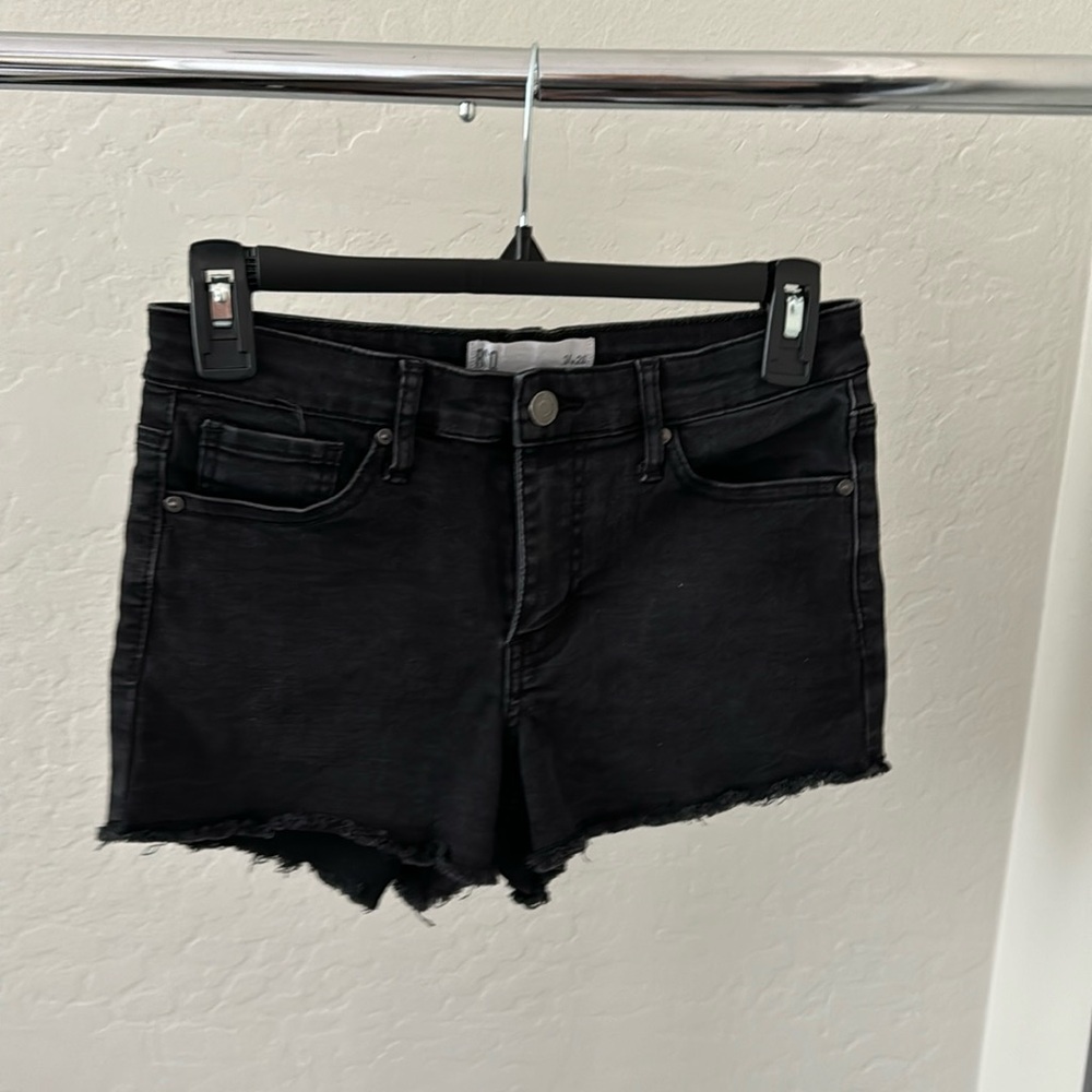 Black Jean shorts